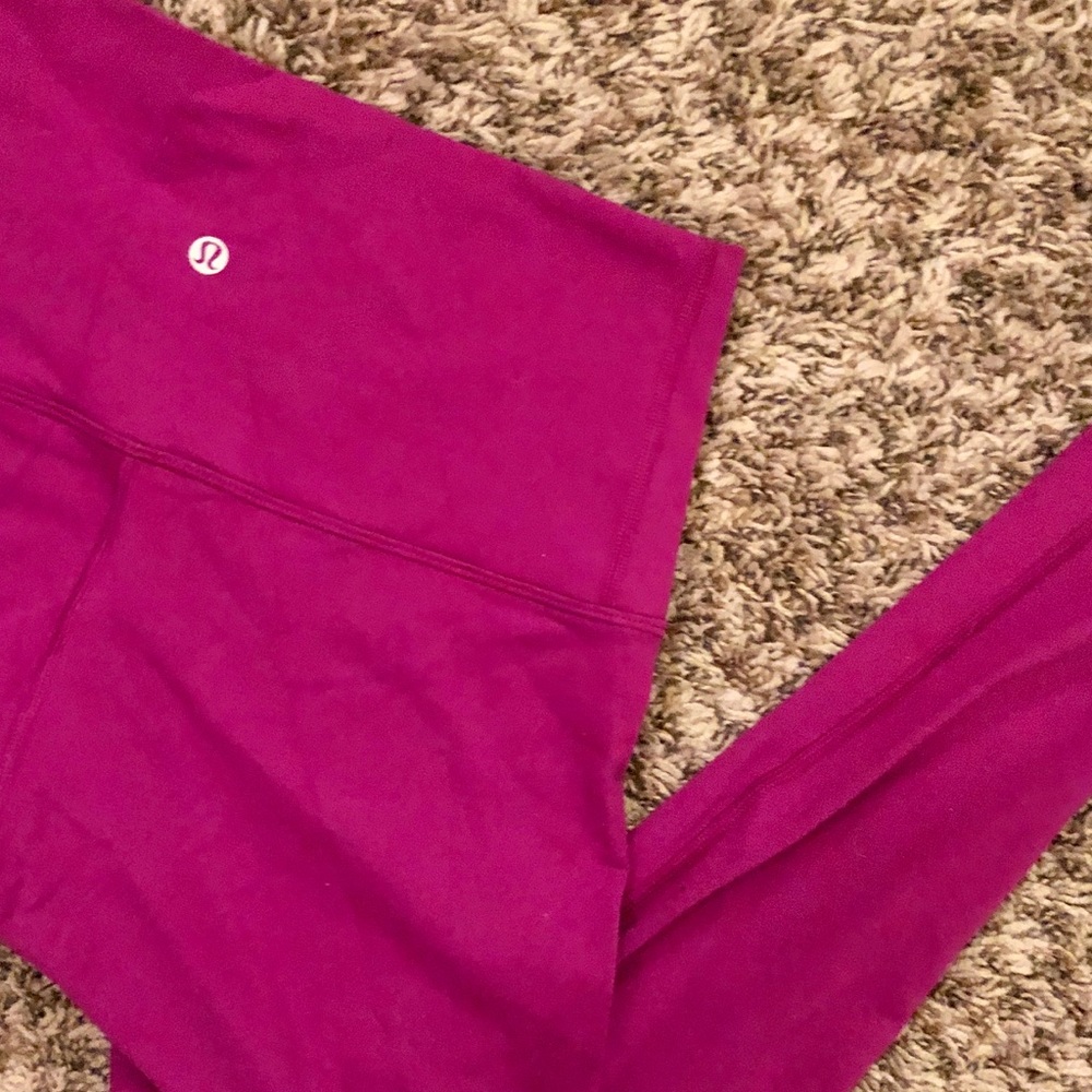 Size 6 Pink Lululemon Leggings